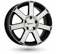 Disla Hornet W6.5 R15 PCD4x108 ET20 DIA65.1 Black Diamond